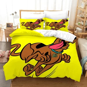 Scooby Doo #20 Duvet Cover Pillowcase Bedding Set Home Bedroom Decor