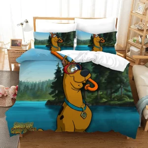 Scooby Doo #21 Duvet Cover Pillowcase Bedding Set Home Bedroom Decor