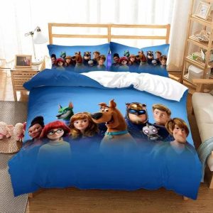 Scooby Doo #8 Duvet Cover Pillowcase Bedding Set Home Bedroom Decor
