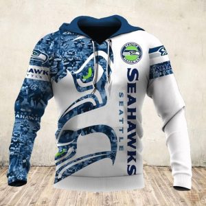 Seattle Seahawks 26 Gift For Fan 3D T Shirt Sweater Zip Hoodie Bomber Jacket