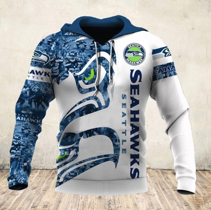 Seattle Seahawks 26 Gift For Fan 3D T Shirt Sweater Zip Hoodie Bomber Jacket