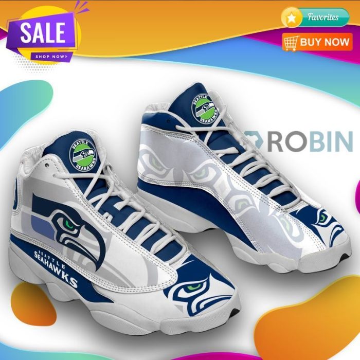 Seattle Seahawks Football Air Jordan 13 Shoes