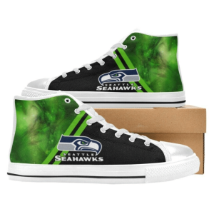 Seattle Seahawks NFL 1 Custom Canvas High Top Shoes