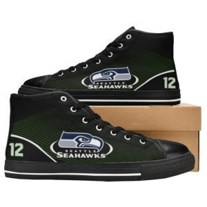 Seattle Seahawks NFL 10 Custom Canvas High Top Shoes