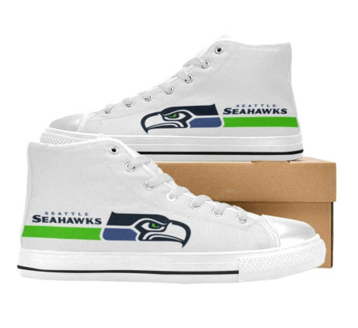 Seattle Seahawks NFL 11 Custom Canvas High Top Shoes