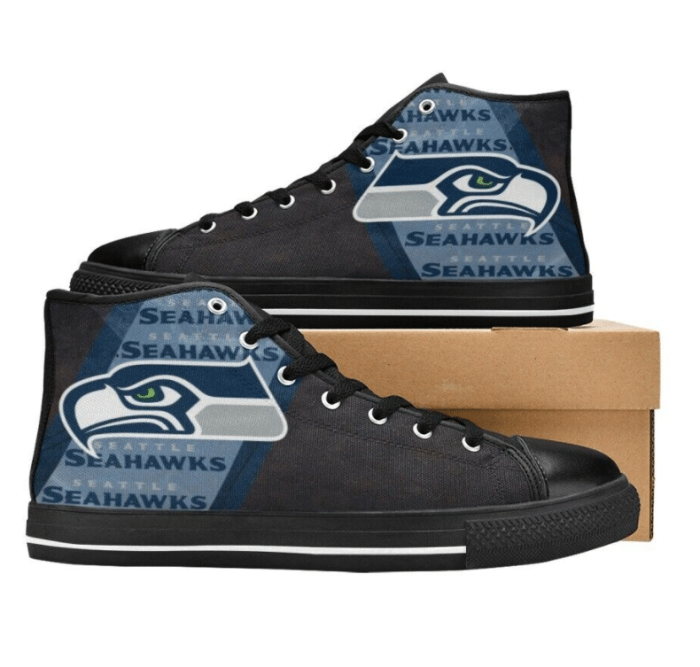 Seattle Seahawks NFL 14 Custom Canvas High Top Shoes