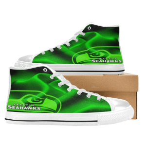 Seattle Seahawks NFL 4 Custom Canvas High Top Shoes