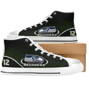 Seattle Seahawks NFL 7 Custom Canvas High Top Shoes