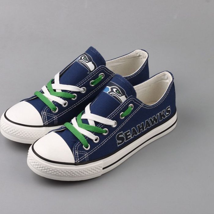 Seattle Seahawks NFL Football 6 Gift For Fans Low Top Custom Canvas Shoes