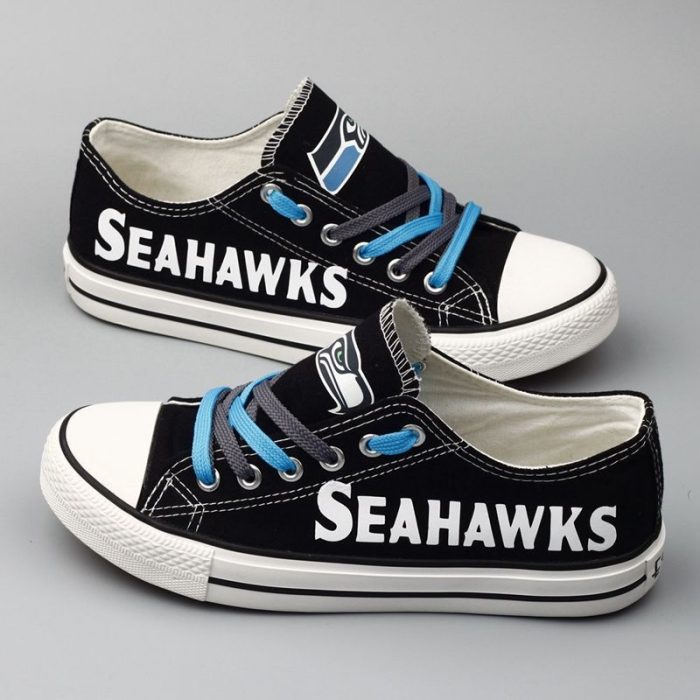 Seattle Seahawks NFL Football Gift For Fans Low Top Custom Canvas Shoes