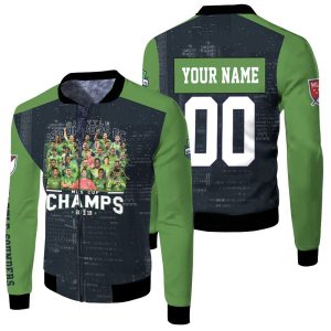 Seattle Sounders Fc Mls Cup Champions 2019 3D Personalized 1 Fleece Bomber Jacket