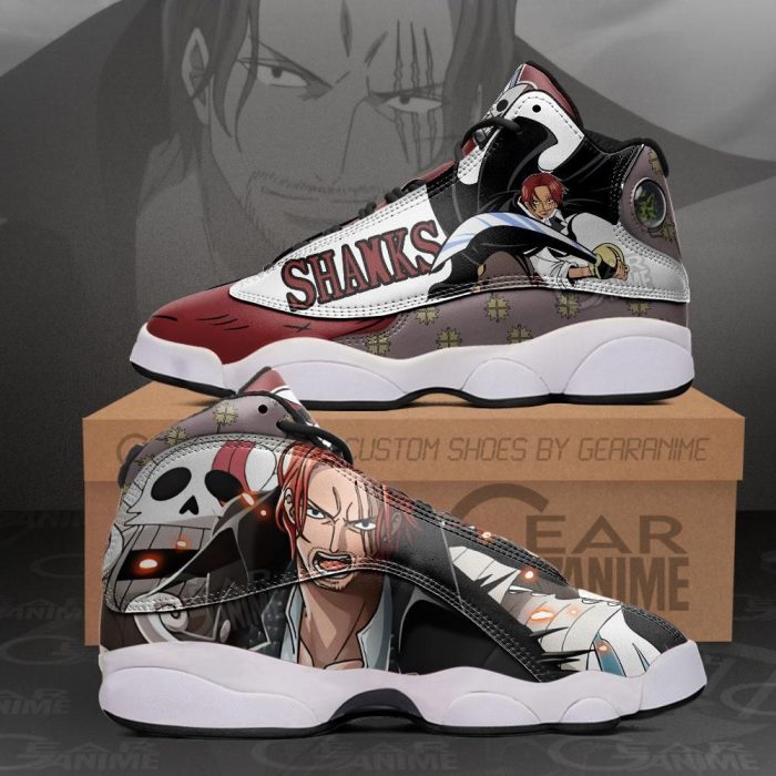 Shanks Jordan 13 Sneakers One Piece Custom Anime Shoes