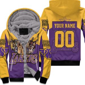 Shaquille Oneal 34 Los Angeles Lakers Nba Western Conference Personalized Unisex Fleece Hoodie