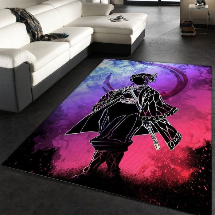 Shinobu Kocho Demon Slayer Kimetsu no Yaiba Area Rug Living Room And Bed Room Rug