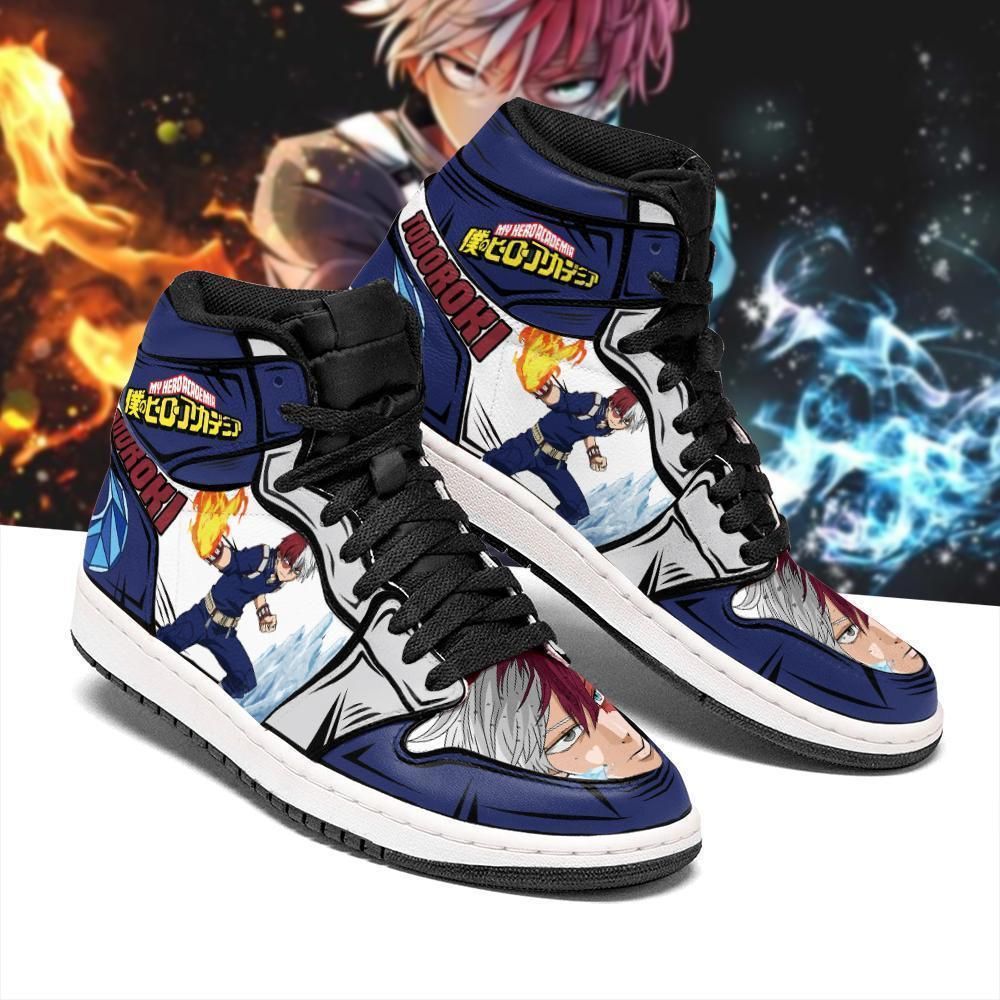 Shoto Todoroki Sneakers Custom My Hero Academia Anime Shoes JDH2028 ...