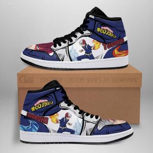 Shoto Todoroki Sneakers Custom My Hero Academia Anime Shoes