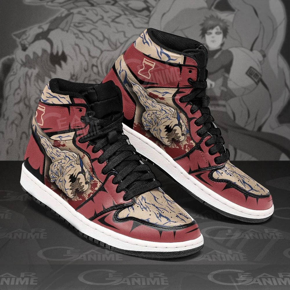 Shukaku Tailed Beast Sneakers Naruto Custom Anime Shoes JDH0606 ...