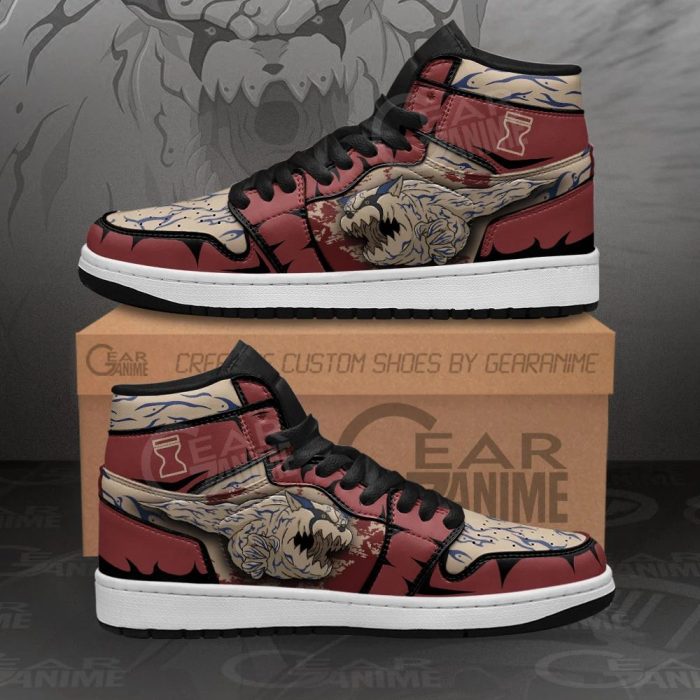 Shukaku Tailed Beast Sneakers Naruto Custom Anime Shoes