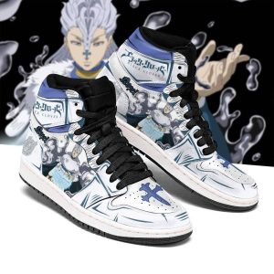 Silver Eagle Nozel Silva Sneakers Black Clover Anime Shoes