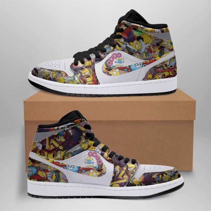 Simpson Family 02 Air Jordan 1 Sport Custom Sneakers