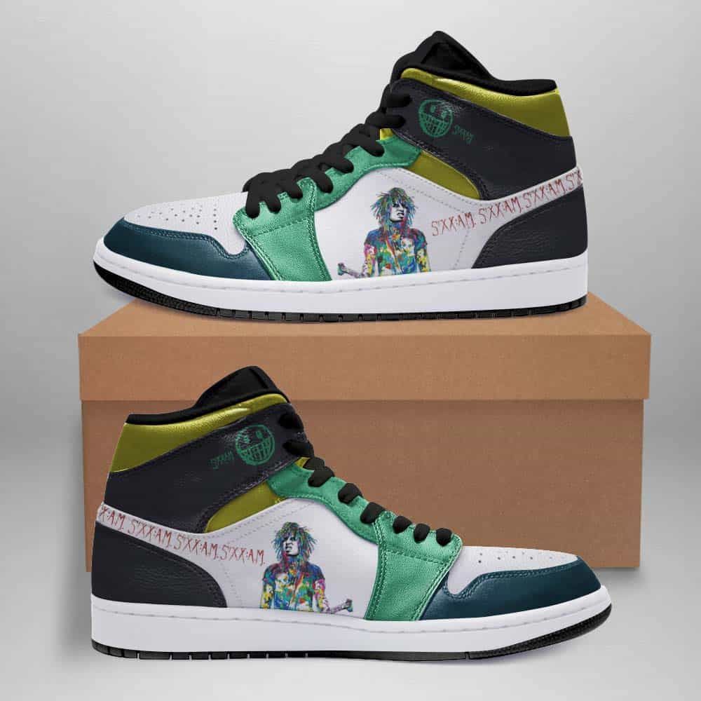 Sixx Am Air Jordan 1 Sport Custom Sneakers JDH1156 – Choose Life ...