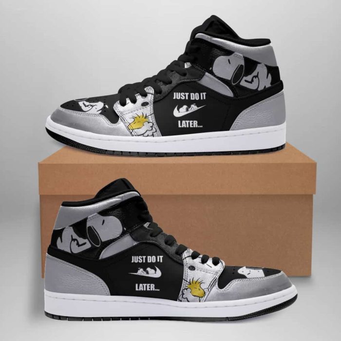 Snoopy Dog Air Jordan 1 Sport Custom Sneakers