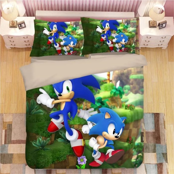 Sonic The Hedgehog #11 Duvet Cover Pillowcase Bedding Set