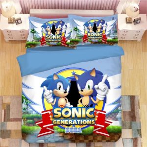 Sonic The Hedgehog #15 Duvet Cover Pillowcase Bedding Set