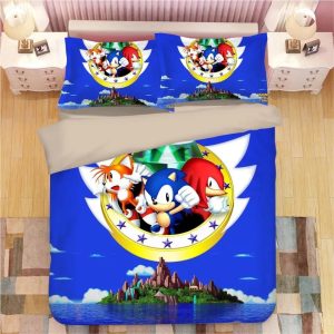 Sonic The Hedgehog #19 Duvet Cover Pillowcase Bedding Set