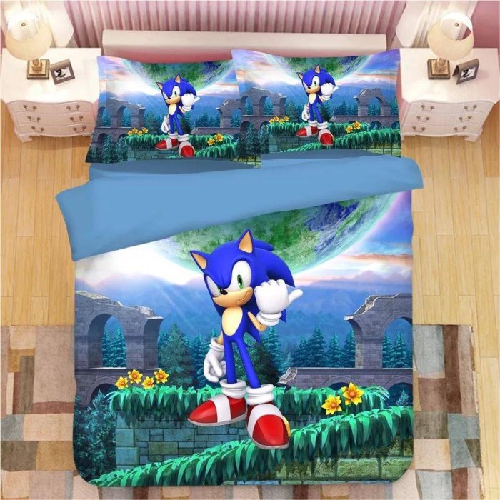 Sonic The Hedgehog #22 Duvet Cover Pillowcase Bedding Set