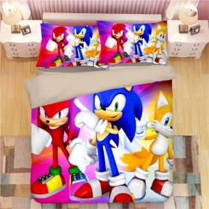 Sonic The Hedgehog #6 Duvet Cover Pillowcase Bedding Set