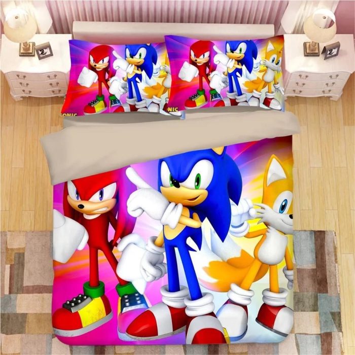 Sonic The Hedgehog #6 Duvet Cover Pillowcase Bedding Set