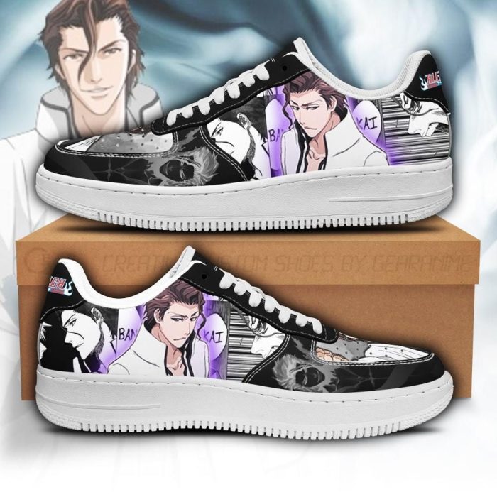 Sosuke Aizen Air Nike Air Force Shoes Unique Bleach Anime Custom Sneakers