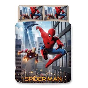 Spider Man Far From Home Peter Parker #3 Duvet Cover Pillowcase Bedding Set