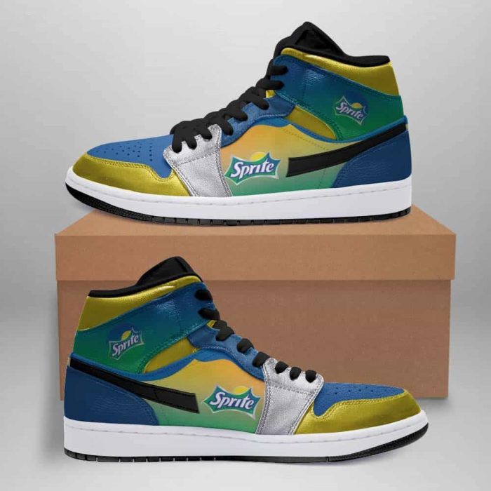 Sprite Air Jordan 1 Sport Custom Sneakers