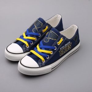 St Louis Blues NHL Hockey 1 Gift For Fans Low Top Custom Canvas Shoes