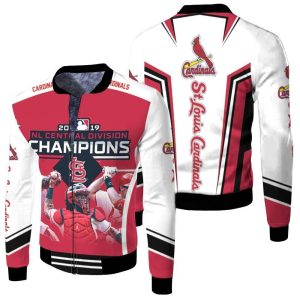 St Louis Cardinals 2019 Nl Central Champions For Fan Fleece Bomber Jacket