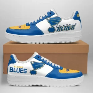 St. Louis Blues Nike Air Force Shoes Unique Football Custom Sneakers
