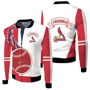 St. Louis Cardinals 3D Fleece Bomber Jacket