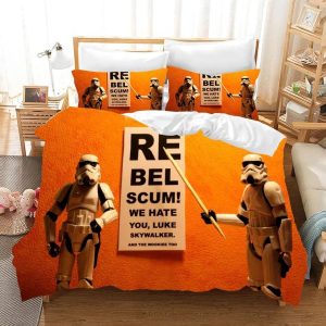 Star Wars #4 Duvet Cover Pillowcase Bedding Set Home Decor