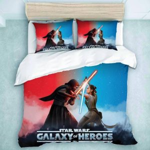 Star Wars Galaxy of Heroes #31 Duvet Cover Pillowcase Bedding Set Home Decor