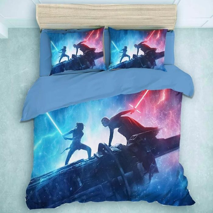 Star Wars Rey #34 Duvet Cover Pillowcase Bedding Set Home Decor