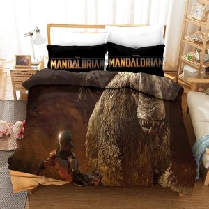 Star Wars The Mandalorian #9 Duvet Cover Pillowcase Bedding Set Home Decor