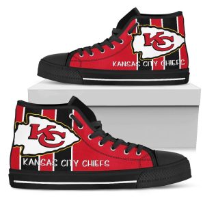 Steaky Trending Fashion Sporty Kansas City Chiefs NFL Custom Canvas High Top Shoes