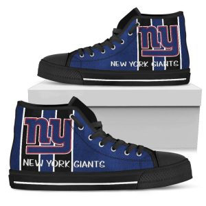 Steaky Trending Fashion Sporty New York Giants NFL Custom Canvas High Top Shoes