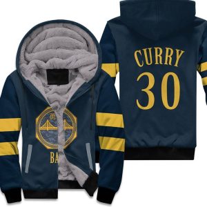 Stephen Curry Golden State Warriors City Edition Navy Unisex Fleece Hoodie