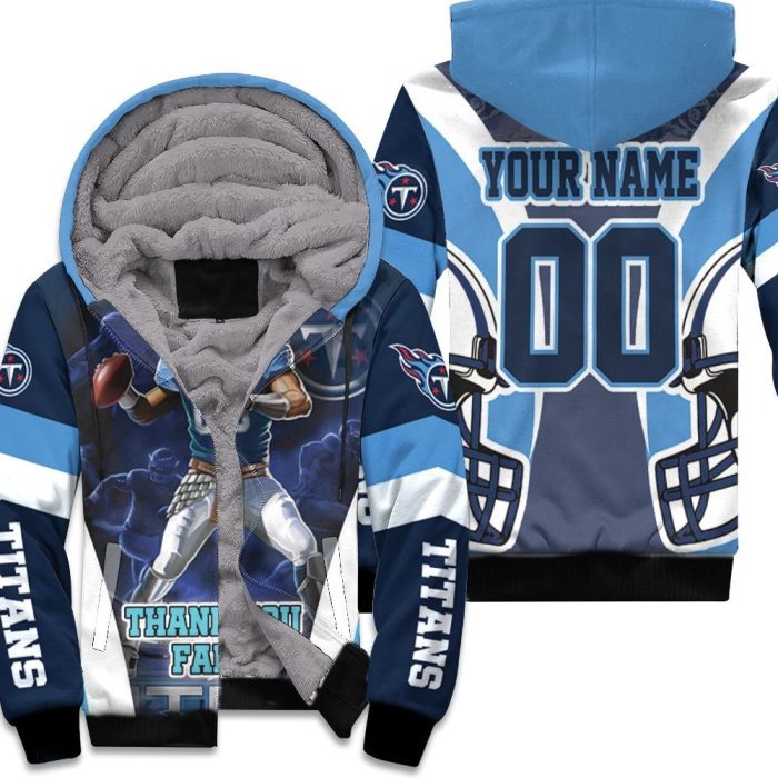 Stephen Gostkowski 03 Tennessee Titans 2021 Super Bowl Afc South Division Champions Thanks You Fans Personalized Unisex Fleece Hoodie