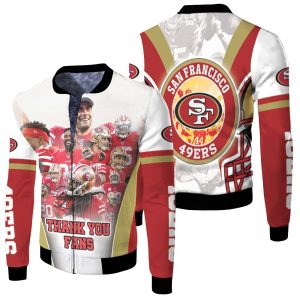 Super Bowl San Francisco 49Ers Nfc West Division For Fans Fleece Bomber Jacket