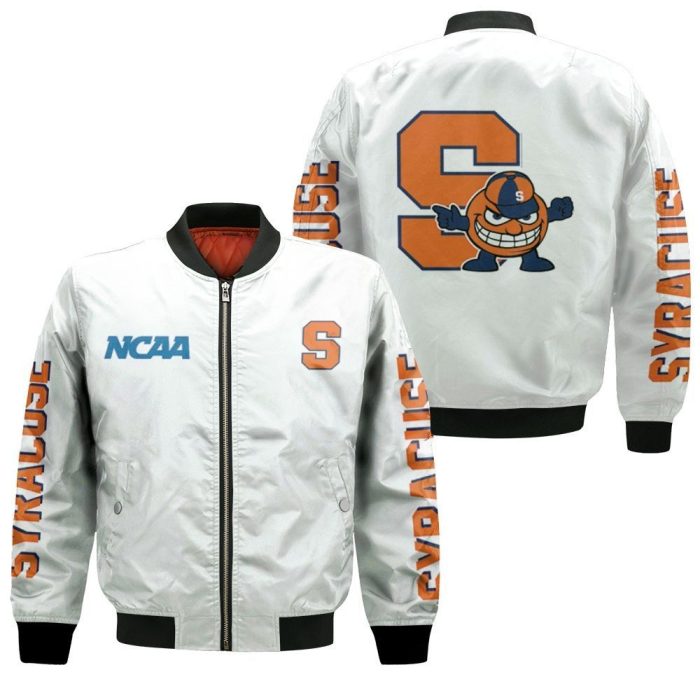 Syracuse Orange Ncaa Bomber Jacket 3D Bomber Jacket