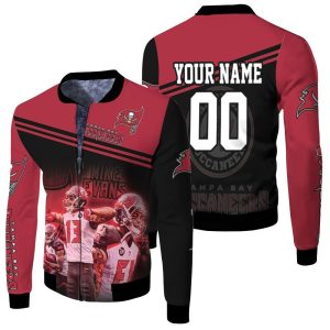 Tampa Bay Buccaneers 13 Mike Evans Personalized Fleece Bomber Jacket